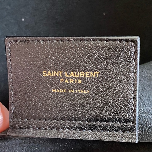 EUC YSL Saint Laurent East West Supple Leather Shopping Tote Black - Picture 11 of 14